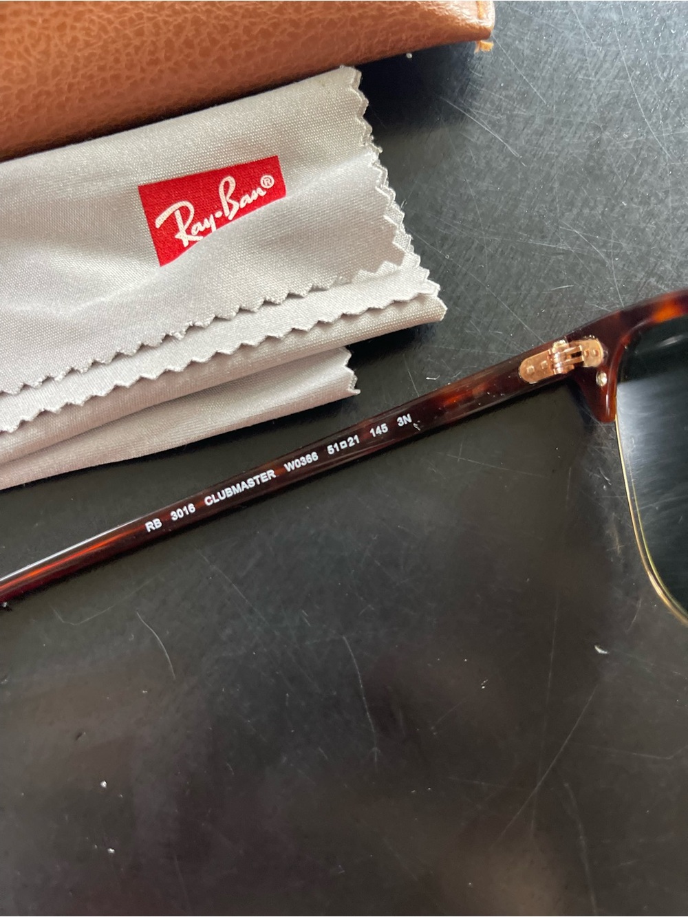 Ray-Ban Clubmaster 3016 Sunglasses - Picture 3 of 3